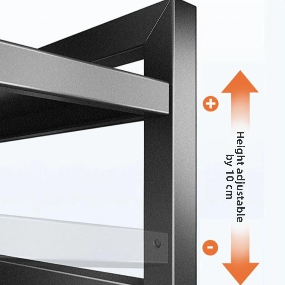 Retractable Metal Kitchen Storage Rack Adjustable Oven Storage Shelf Seasoning Storage
