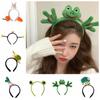 Tortoise Frog Plush Hairband Cartoon Vegetable Headband Lovely Lady