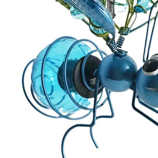 Уличный подвесной солнечный светильник Мягкое свечение IP44 Водонепроницаемый светильник в форме насекомого на солнечной батарее, украшение для сада