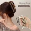 Silicone Shark Clip Hairpin Soft Anti-Collision Protection Back Head Hair Claw Anti-Fall Durable Hair Accessories