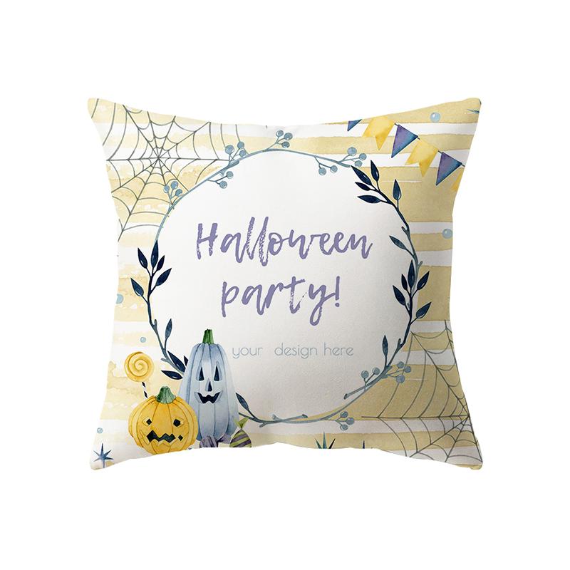 Коллекция черепов и тыкв на тему Хэллоуина, наволочка для дивана, праздничный подарок, декор для вечеринки, дом