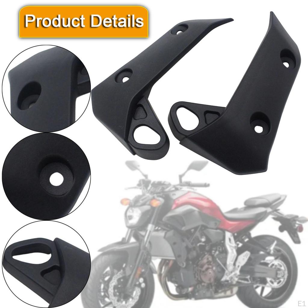 2 Pieces Radiator Side Covers Grille Guard Motorcycle Accessories for