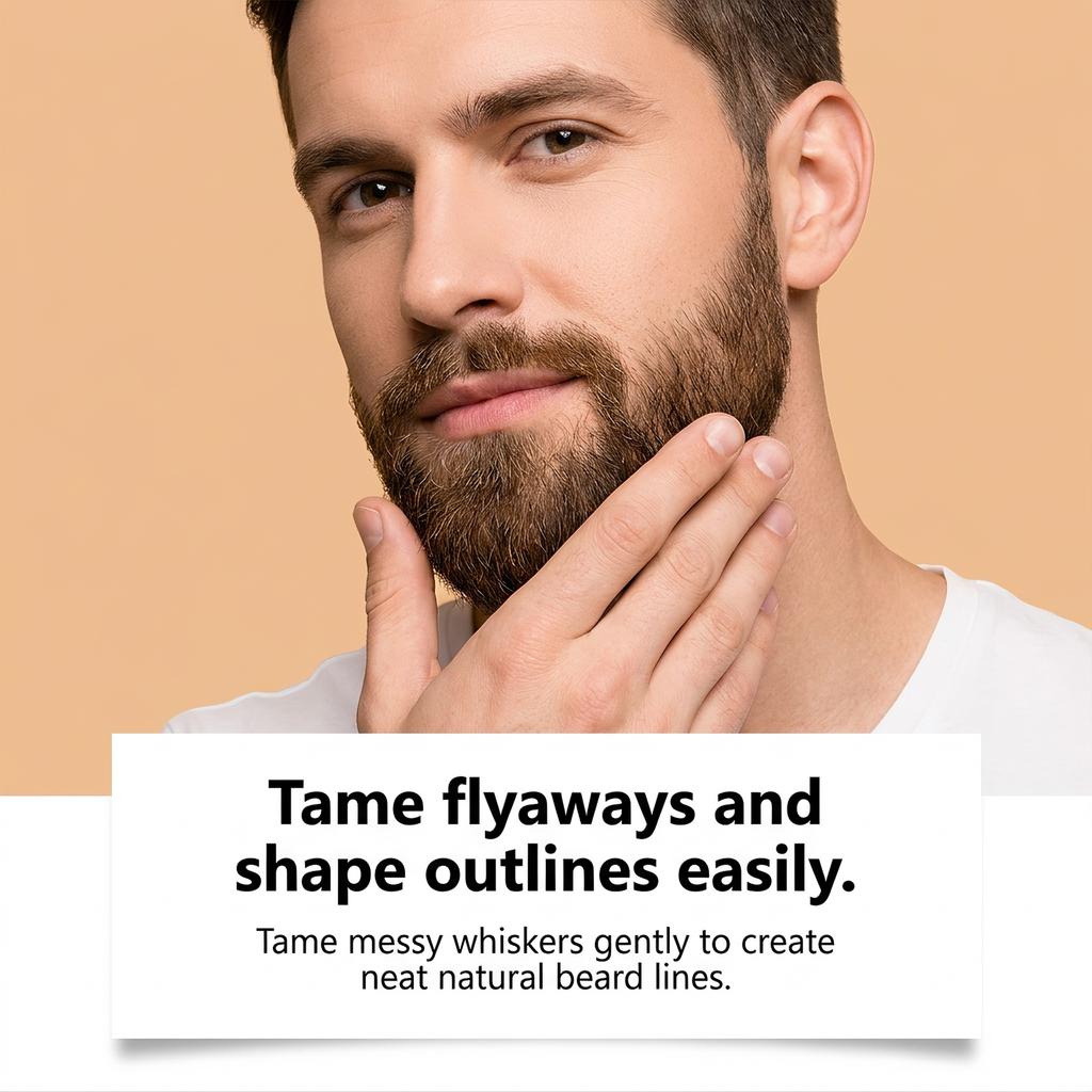 Men Beard Styling Butter 80g, Natural Ingredients Beard Conditioning Balm