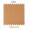 Iris Plaza Joint Mat 45cm 8mm Cork Cork Mat Colored Mat Soundproofing Scratch Resistant Pet Baby Cojtm-4508 Natural 45x45cm Set of 4
