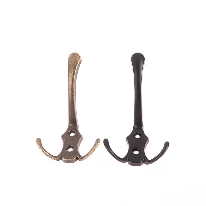 Для одежды для спальни, мебель для прихожей, крючок из цинкового сплава, 3 крючка, крючок для пальто, настенный вешалка для одежды для халата, шляпа, настенная вешалка
