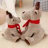 Christmas Stuffed Animal Soft Toys Moose Creative Red Scarf Reindeer Plush Doll Kids Toy