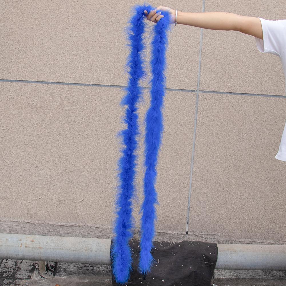 2M Turkey Marabou Feather Boa 11-50g for Scarf Clothing Christmas Tree Decor Shawl Craft Costume Wedding Dress Plume Accessories