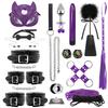 Sex Games Whip Gag Nipple Clamps Sex Toys For Couples Exotic Accessories Sexy Leather BDSM Kits Plush Sex Bondage Set Handcuffs