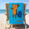Ultra-Soft Beach Towel with Die Maus Theme,Ideal for Pool - Camping, Diving - Perfect Travel Essential, Vibrant Beach Towel.