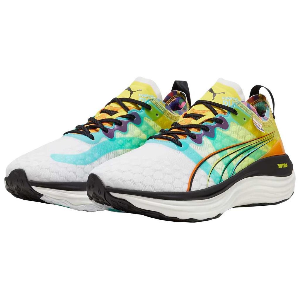 Puma ForeverRun Nitro LM Белый/Желтый Кроссовки Мужские Черные 380099-01