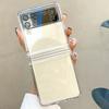 Прозрачный складной чехол для Samsung Z Flip7 Flip6 Flip5 Flip4 Flip3 Fold5 Moto Razr 40 Ultra PC Flip складной противоударный прозрачный чехол для телефона