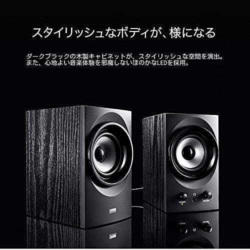 Sanwa Supply Высокомощный USB-динамик с выходом 25,6 Вт, усиление басов, пассивный радиатор, черный MM-SPU9BK