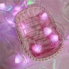 Led Cotton Love Heart Wedding String Fairy Light Pink Girl String Light Indoor Wedding Party Garden Garland Valentines Day Decor