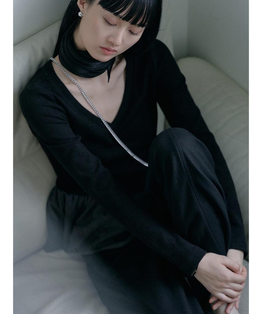 MAKE A TOAST Wool Blend Midrise Pants Black Mbefpa001Bk