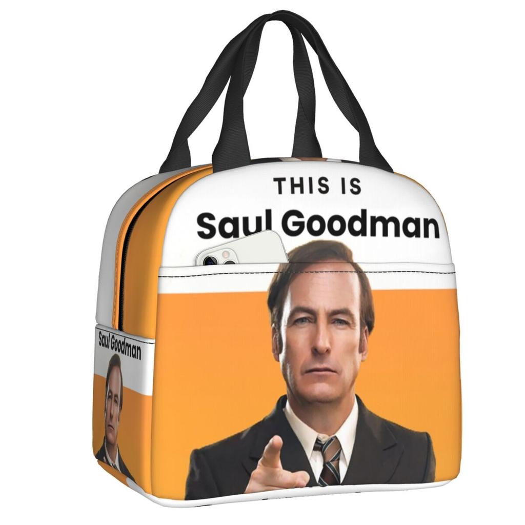 Distressed Breaking Bad Resuable Lunch Box for Women Multifunction Los Pollos Hermanos Cooler Thermal Food Insulated Lunch Bag