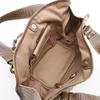 Used CELINE Macadam Croco embossing Handbag canvas leather Beige Khaki Used Women