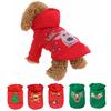 Christmas Dog Clothes New Year Pets Dog Coats Dog Sweater Pet Clothes Pet Hooded Sweatshirt Pet Halloween Cosplay Pet Dress Up