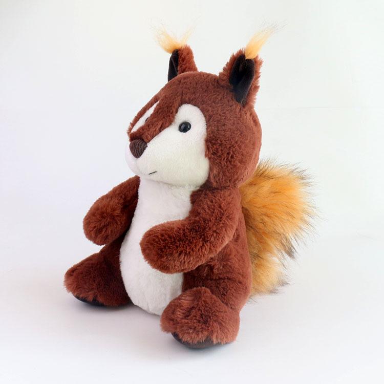 25 см, Лидер продаж, детская милая плюшевая игрушка в виде белки, комфортная кукла, тряпичная кукла, подушка, любимый ребенок на день рождения, Рождество