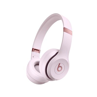 Beats Solo 4 — беспроводные Bluetooth-наушники-вкладыши, совместимые с Apple и Android, до 50 часов работы от аккумулятора — облачно-розовый