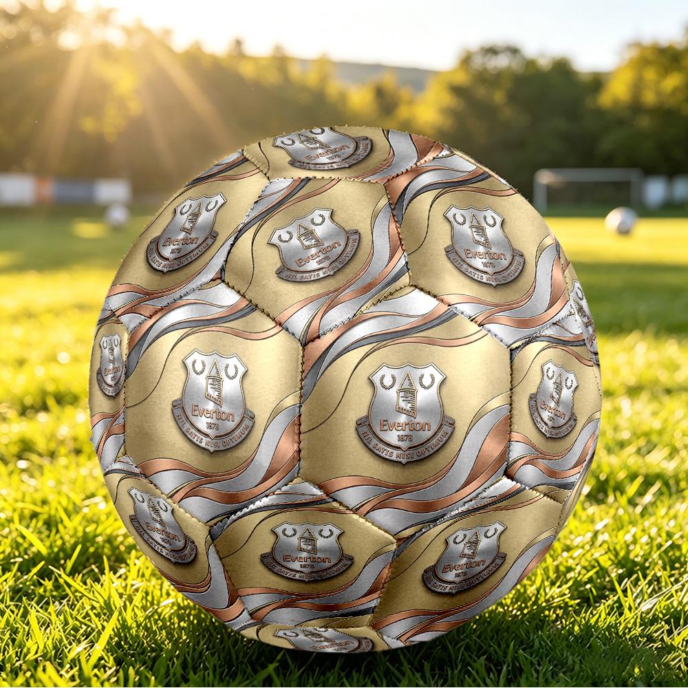 Футбольный мяч Everton Football, размер 5, с принтом, противоскользящий, для взрослых, сувенир для футбольных фанатов