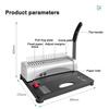 A4/A3 Size Office 21 Hole Comb Binding Machine Rubber Ring Binding Machine Heavy Duty Binder Machine