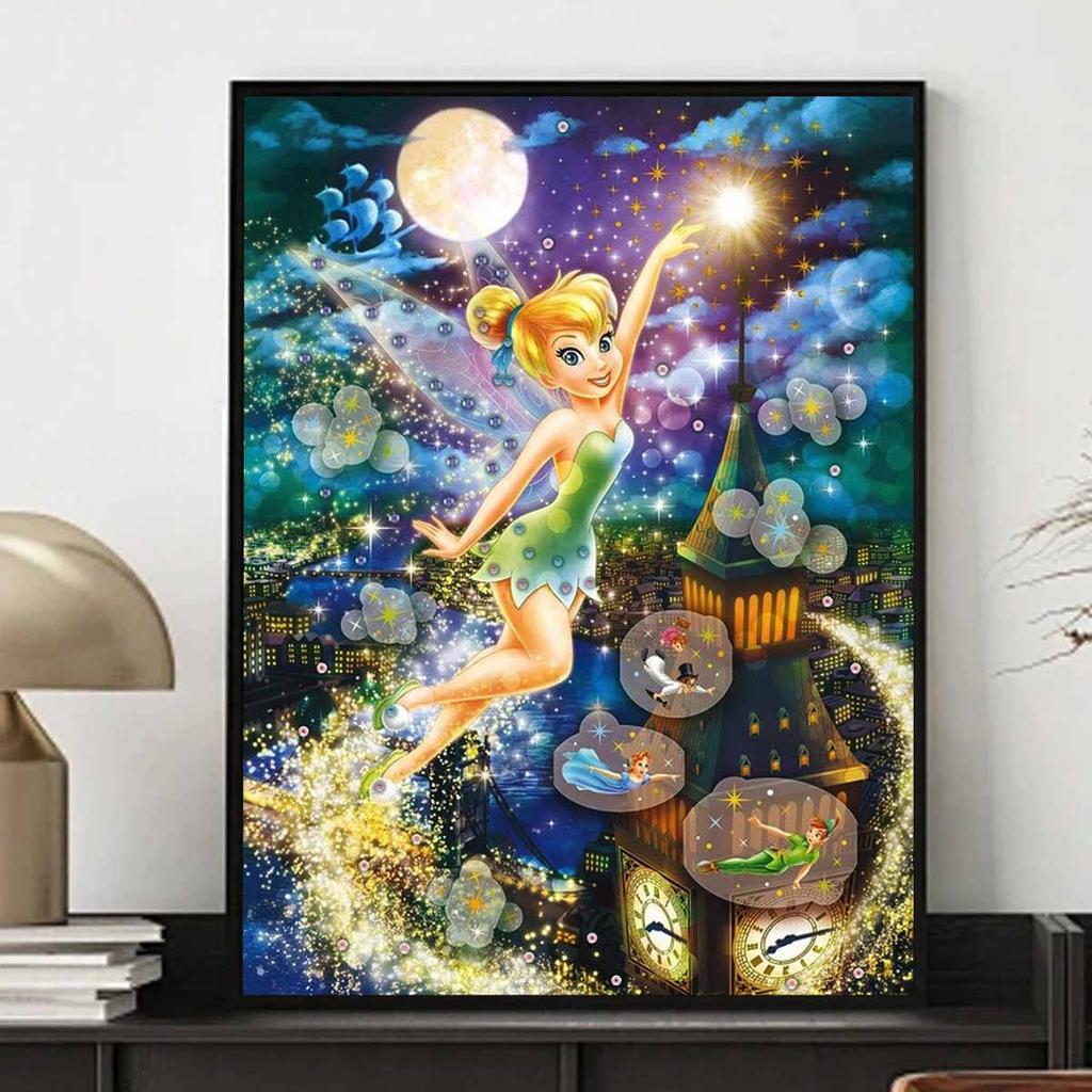 Full Round Diamond Painting Beautiful Elf Art Rhinestone Picture Mosaic DIY 5D Cross Stitch Embroidery Home Decoration