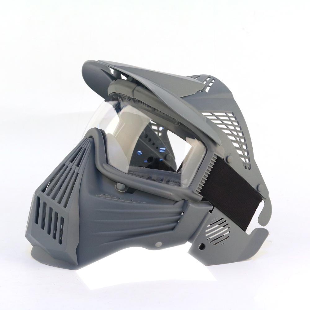 Маска для пейнтбола K1 Transformers Tactical Grey, полнолицевая, с поликарбонатной линзой