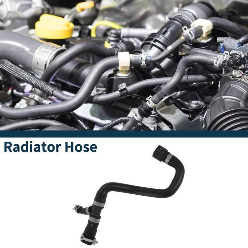 X Autohaux Radiator Hose Heater Hose for Volvo S60 2008-2018 No.31274173 Rubber Coolant Pipe Black 1 Pc