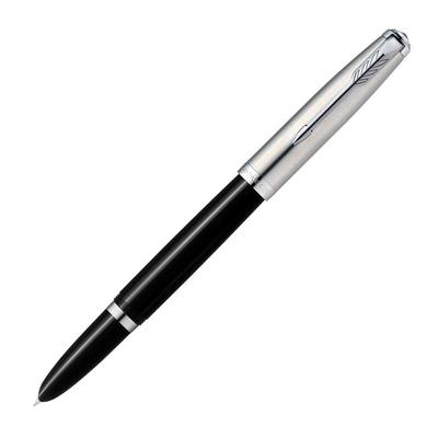 Официальное перо PARKER 51 Fine Black CT с нержавеющим палладиевым пером, номер продукта 2123494, Ручка, Перо, Конвертер, Сталь, Отделка, Импортный,