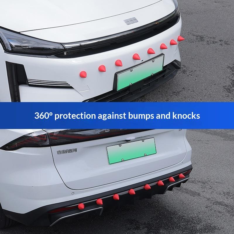 2/4/8Pcs Universal Car Anti-Collision Stickers, Three-Dimensional Anti-Tailgating, Door, Front And Rear Anti-Scratch Film