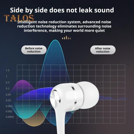 Проводные игровые наушники-вкладыши с шумоподавлением, интеллектуальным управлением проводом, сверхлегкие, эргономичный дизайн, универсальные наушники-вкладыши с высокой четкостью звука