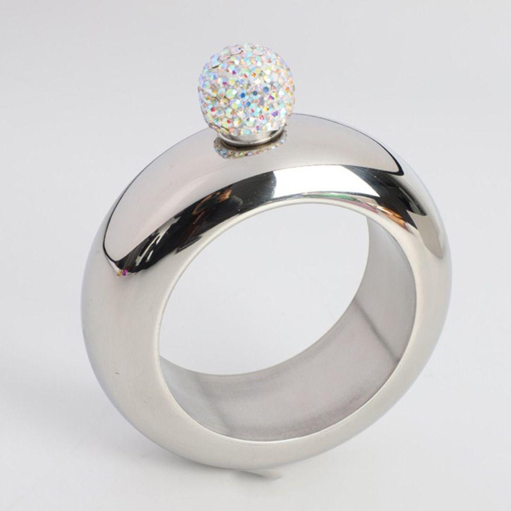 Стальной браслет для виски Бутылка вина Посуда для напитков Аксессуары Браслет Фляжка Ювелирные изделия Бутылки для алкоголя