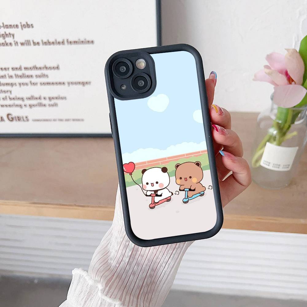 Cute Bubu Dudu Cartoon Phone Case For IPhone 17 16 15 14 13 12 11 Air Plus Pro Max Soft Back Cover
