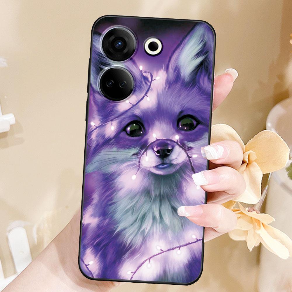 Чехол для Tecno Camon 20 Pro 4G Coque ТПУ Мягкий Силикон Модный Телефон Funda для Tecno Camon 20 Pro 5G Милый Бампер Задняя Крышка