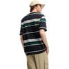 Fila Оригинальная повседневная полосатая футболка-пуловер с коротким рукавом Мужские топы F11M539110F-NV
