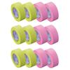 Yamato Roll Sticky Strong 15 мм Ширина x 12 лимонно-розовых заметок, Клейкая, Сменный блок, 10 м, Рулоны,