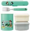 Skater Antibacterial Insulated Lunch Disney Mickey Mouse Green 560ml Box, World, (KCLJC6AG-A)