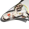 Комплект звукоснимателей Artec Alnico 5 с пикгардом Musiclily Pro HSS ST для гитары Strat Electric 3P Black с предварительной разводкой,