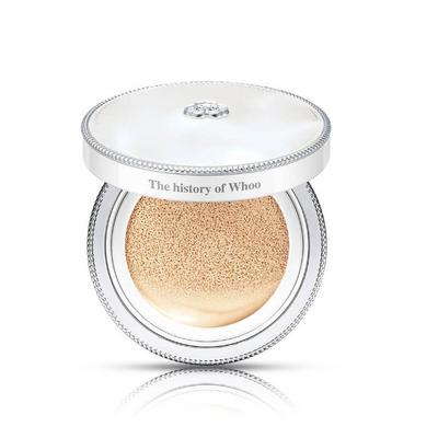 Gongjinhyang Seol Radiant White Moisture Cushion Foundation (отбеливающий увлажняющий кушон) SPF50+/PA+++ 13 г*2 шт. (основная + сменная)