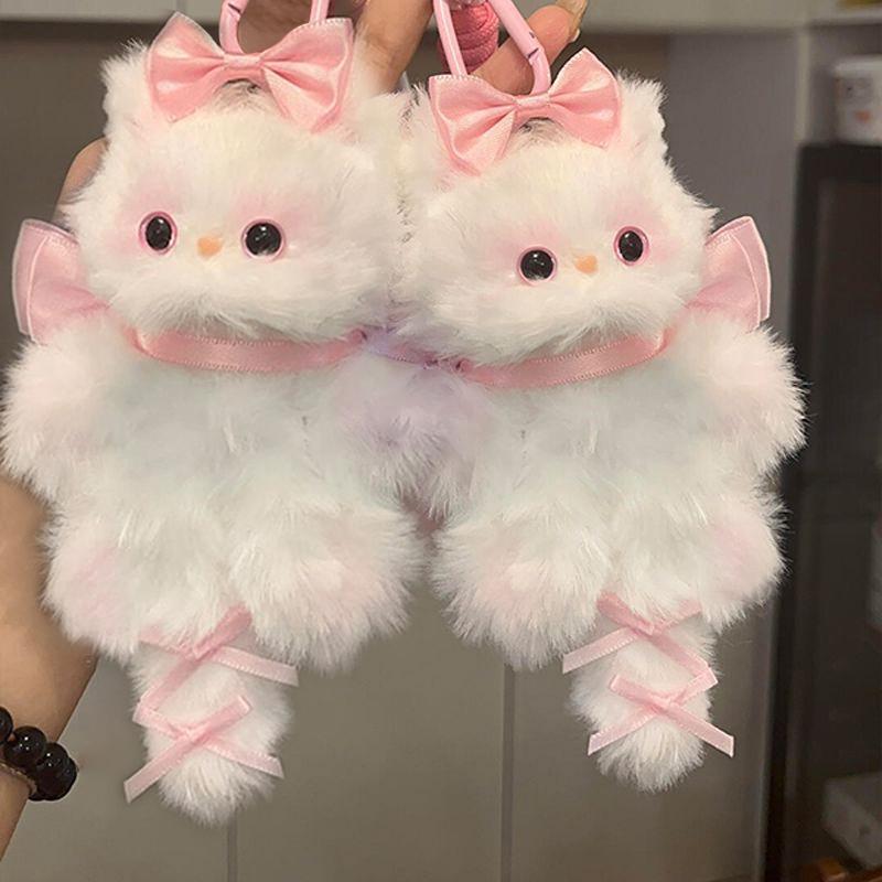 Милый плюшевый котенок кулон ручной работы Diy материал упаковка для девочек детские игрушки милый подвесной подарок