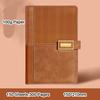 Утолщенная книга для записи деловых встреч формата А5, школьная тетрадь, кожаный ежедневник, блокнот, тетрадь для расписания, внутренние страницы в линейку, 150 листов, 300 страниц