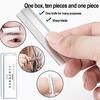 10PCS On Chip Stainless Steel Eyebrow Scraping Eyebrow Makeup Tools