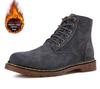 Модные ботинки осень-зима Легкие флисовые туфли 48 plus мужские простые универсальные рабочие ботинки botines hombres casuales D18