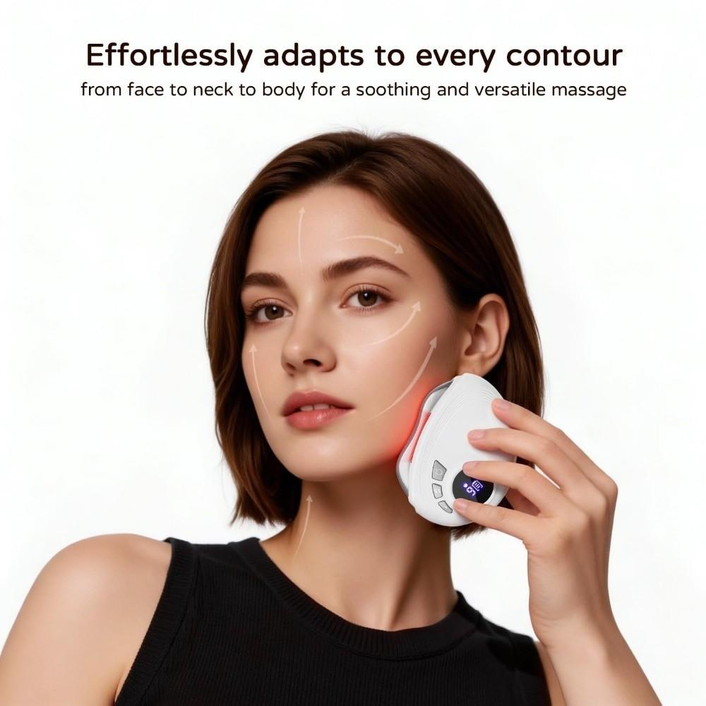 Portable Electric Gua Sha Massager 9-Level Adjustable Beauty Massager Facial Skincare