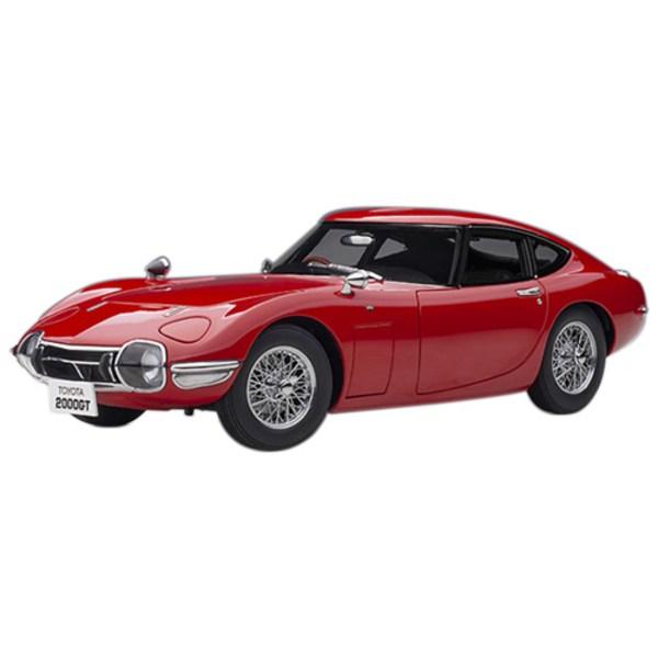 Auto Art Leprika Toyota 2000 GT Wheel Wheel Model AA787610re, Красная корейская игрушка