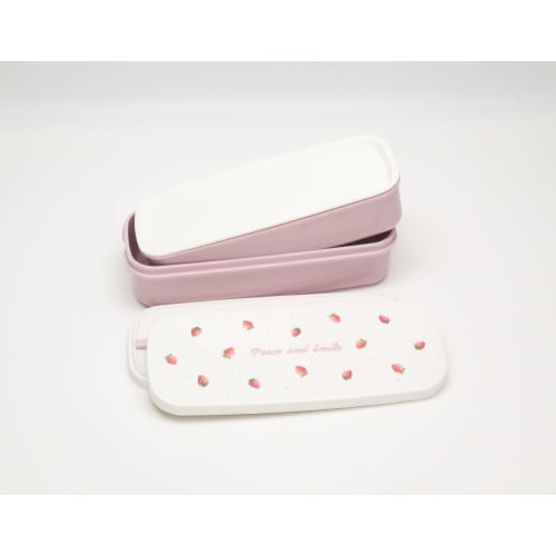 OSK Peace and Smile PW-28K Two-Tier Lunch Box