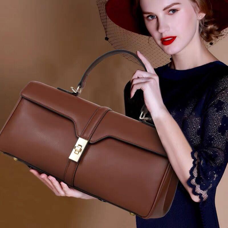 Сумка из коровьей кожи класса люкс Niche, новая модная, большая вместимость, универсальная, из натуральной кожи, женская сумка через плечо