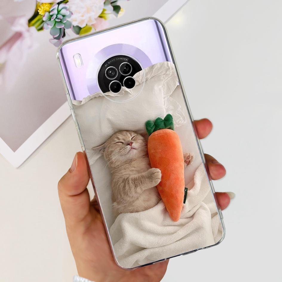 Чехол для Huawei Y9a Чехол-обложка Для Huawei FRL-22 FRL-23 FRL-L22 FRL-L23 Nova Y9a Чехол для телефона Мягкий силикон Прозрачная защита Funda Capa