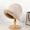 Autumn Winter Alphabet Fisherman's Hat Japanese Hat Children's Korean Version Face Show Small Plush Warm Fashion Pot Hat