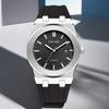 1pc Men's Quartz Watch, Made of Quartz, with Silicone Strap. A Fashionable Quartz Watch for Men, Suitable for All Occasions. Any